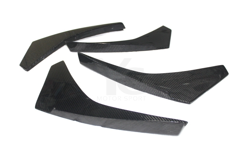 2008-2010 Nissan R35 GTR CBA PW JDM Style Front Bumper Canards