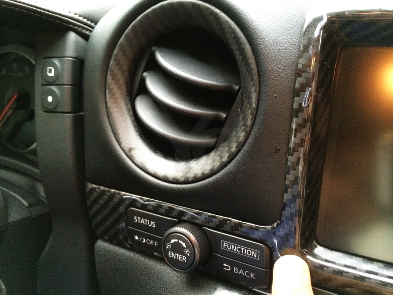 2008-2015 Nissan R35 GTR CBA DBA Air Con Surround Trim
