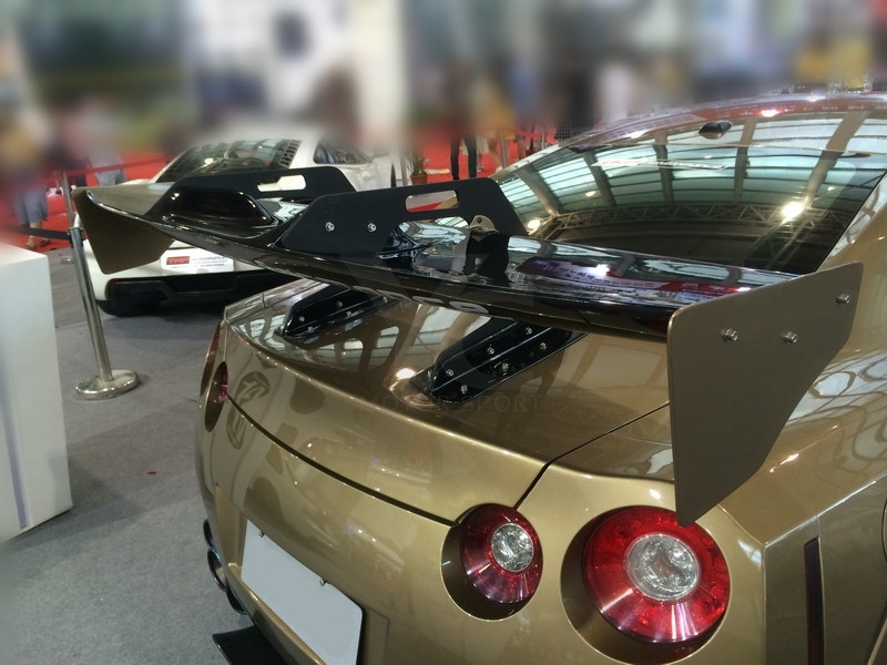 2008-2015 Nissan R35 GTR CBA DBA LB P Ver 1 Style Rear Spoiler Trunk GT Wing