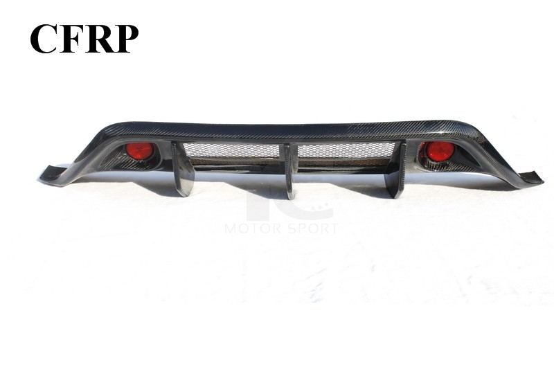 2008-2011 Nissan R35 GTR CBA WA Style Rear Bumper Diffuser Addon with Brake Light