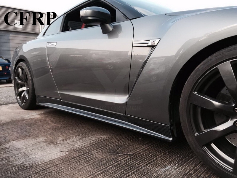 2008-2015 Nissan R35 GTR CBA DBA ZP Style Side Skirts
