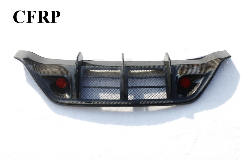 2008-2011 Nissan R35 GTR CBA WA Style Rear Bumper Diffuser Addon with Brake Light