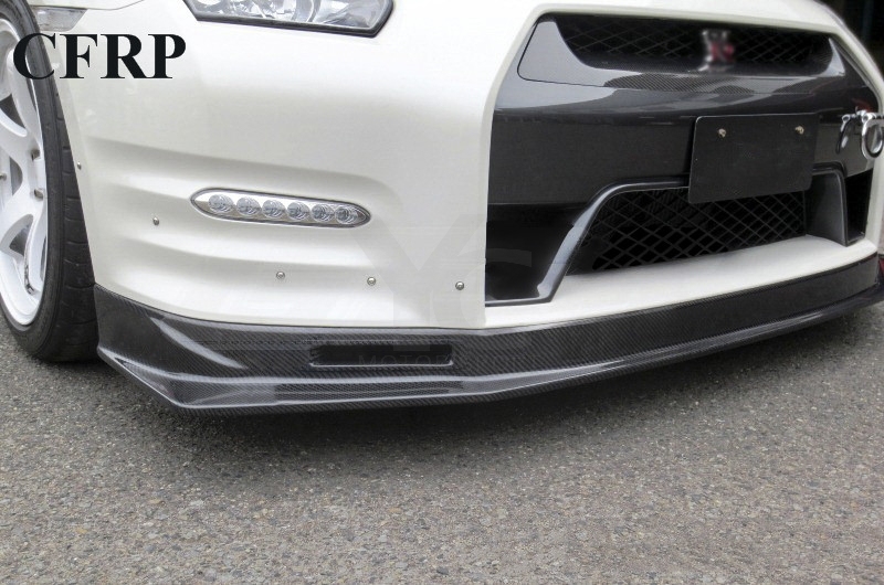 2011-2016 Nissan R35 GTR DBA KS Type 1 Style Front Lip with Air Duct