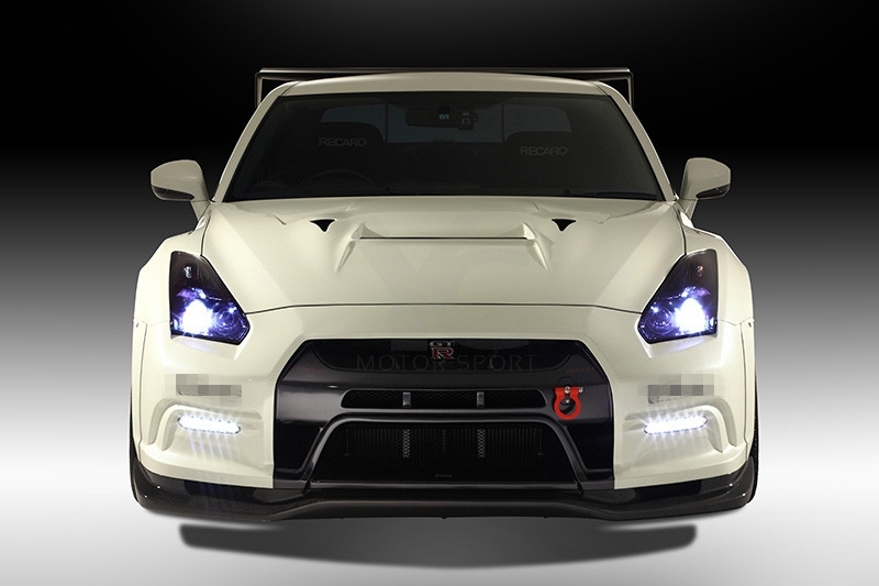 2008-2015 Nissan R35 GTR CBA DBA VS '13 Ver. Style Front Lip with Diffuser