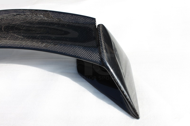 2008-2015 Nissan R35 GTR CBA DBA TK RW Silver Wolf EDT Style Rear Spoiler with High Leg