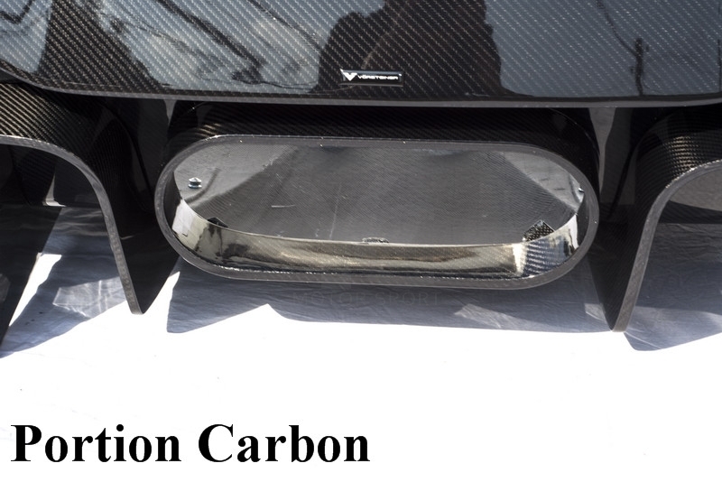 2010-2014 Ferrari F458 Italia Coupe & Spider VRS 458-VX Program Style Rear Bumper
