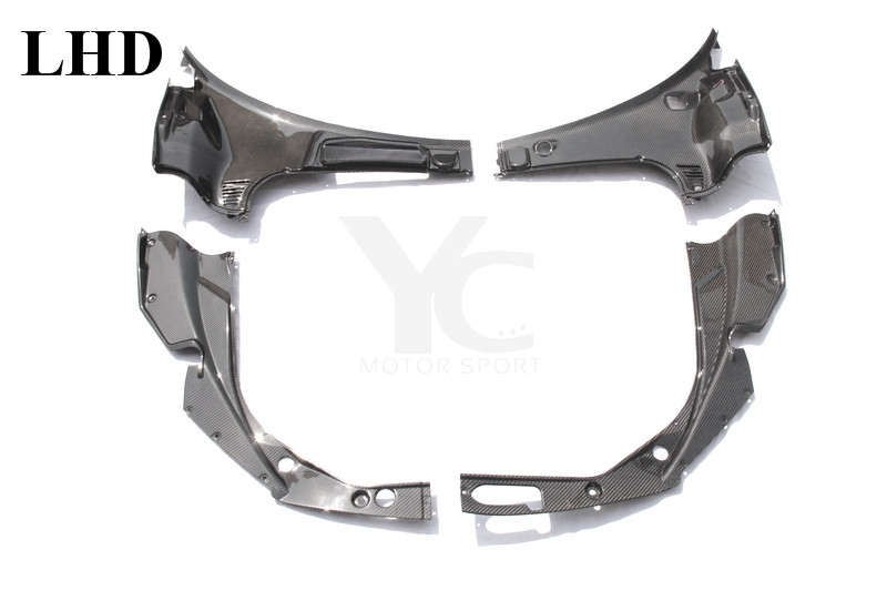 2010-2014 Ferrari F458 Italia Coupe & Spider LHD Front Trunk Lid Bay Panel Kit