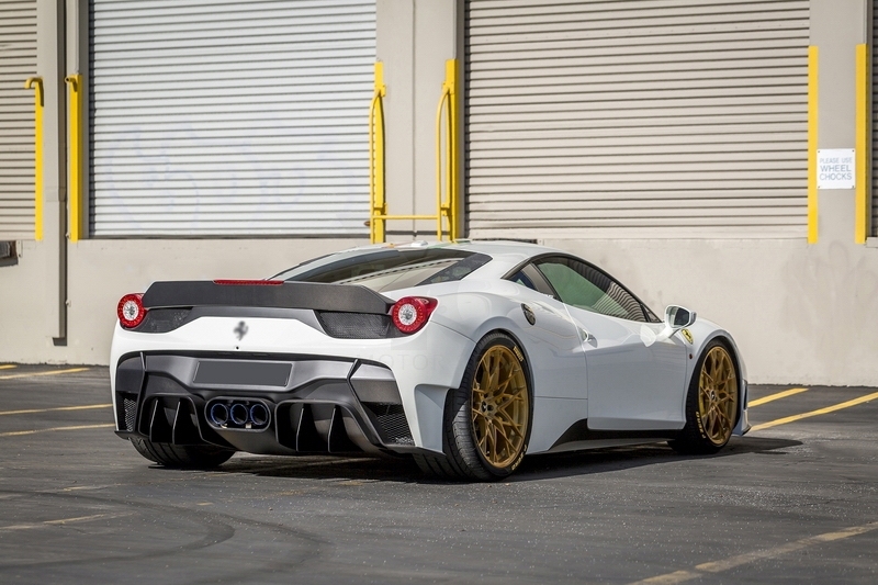 2010-2014 Ferrari F458 Italia Coupe & Spider VRS 458-VX Program Style Rear Bumper