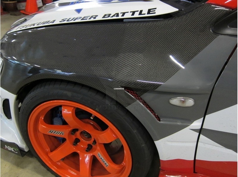 2001-2007 Mitsubishi Lancer Evolution 7-9 Z Speed Style +10mm Front Fender