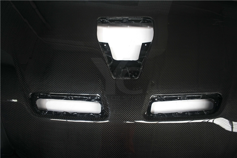 2008-2017 Mitsubishi Lancer Evolution EVO X OEM Style Hood without Scoop & Side Vents