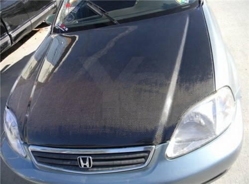 Honda Civic EK Hatchback Carbon Fiber Hood