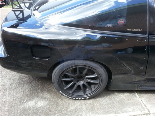 1989-1994 Nissan 180SX RPS13 DM Style +50mm Rear Fender
