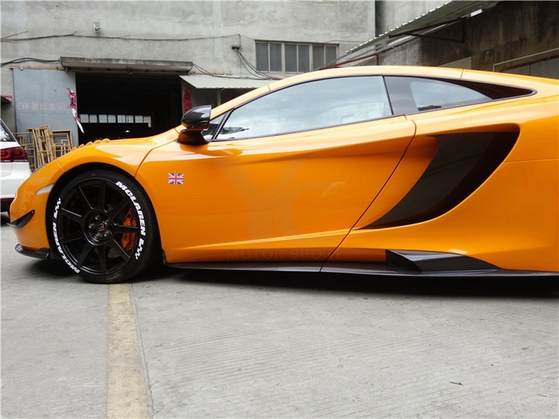 2011-2014 McLaren MP4 12-C 675LT Style Side Skirts 6pcs