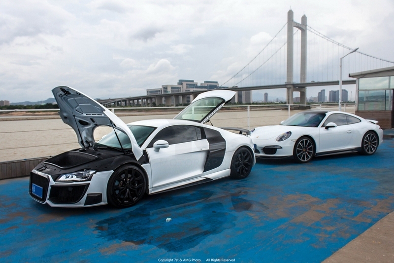 2008-2015 R8 V8 V10 Coupe & Spyder OEM Style Hood
