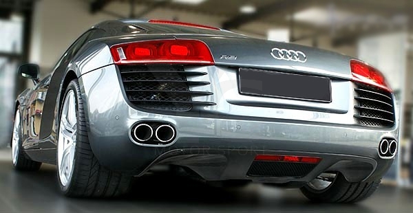2008-2015 R8 V8 OEM Style Rear Diffuser