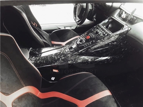 2011-2017 Lamborghini Aventador Roadster Center Control Surround Panel Replacement (Forged Carbon)