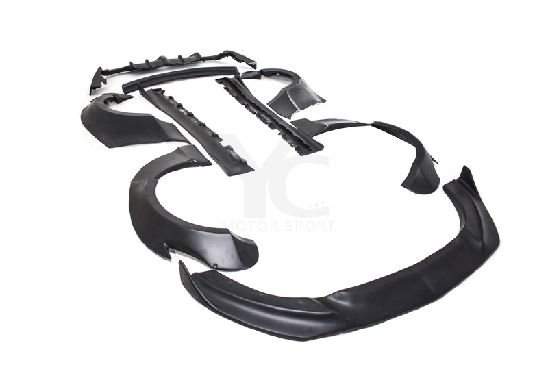 2015-2017 Ford Mustang Robot Design Style Wide Body Kit Include Front Lip Fender Flare Side Skirt Underboard  Rear Lip  Rear Wing