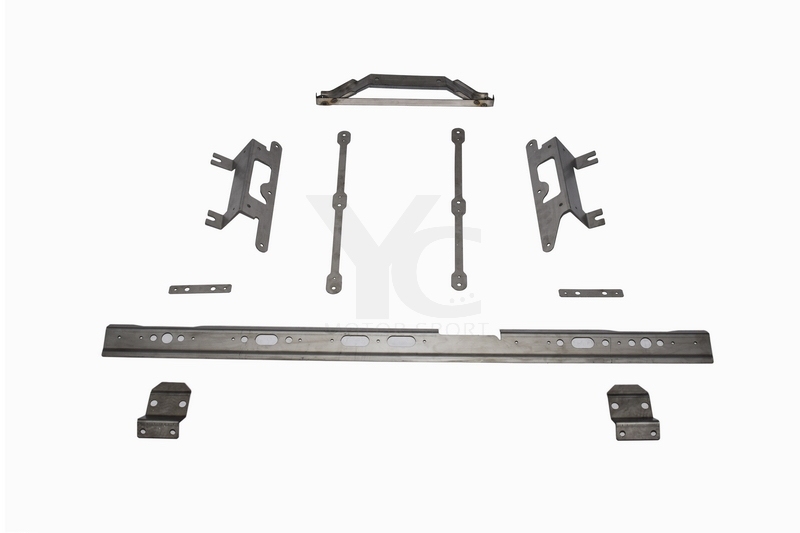 1999-2002 Nissan Skyline R34 GTR V Spec Style Rear Diffuser Stainless Steel Bracket Stay Kit
