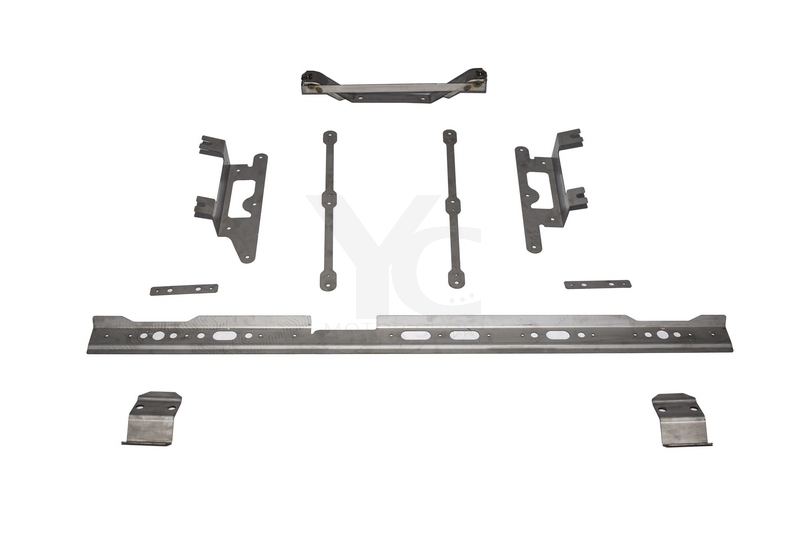 1999-2002 Nissan Skyline R34 GTR V Spec Style Rear Diffuser Stainless Steel Bracket Stay Kit