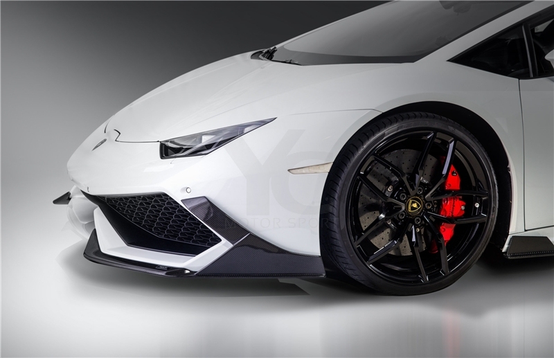 2014-2016 Lamborghini Huracan LP610-4 Coupe Spyder MAD Style Front Lip (2 Pcs)