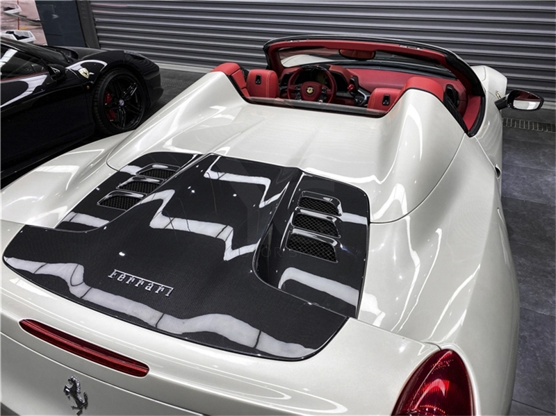 2010-2014 Ferrari F458 Spider OE Style Rear Engine Hood Cover