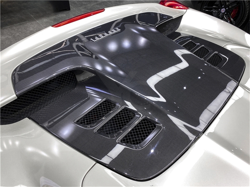 2010-2014 Ferrari F458 Spider OE Style Rear Engine Hood Cover