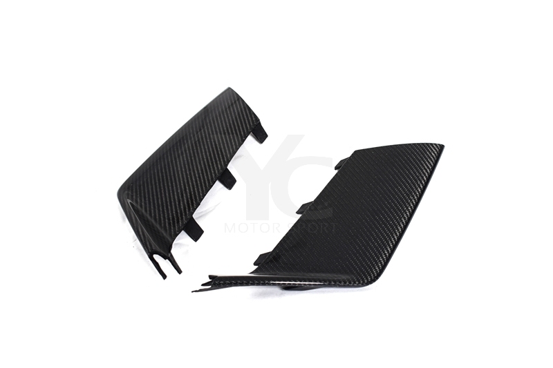 2013-2016 Audi RS6 OEM Front Bumper Side Duct Panels Carbon Fiber