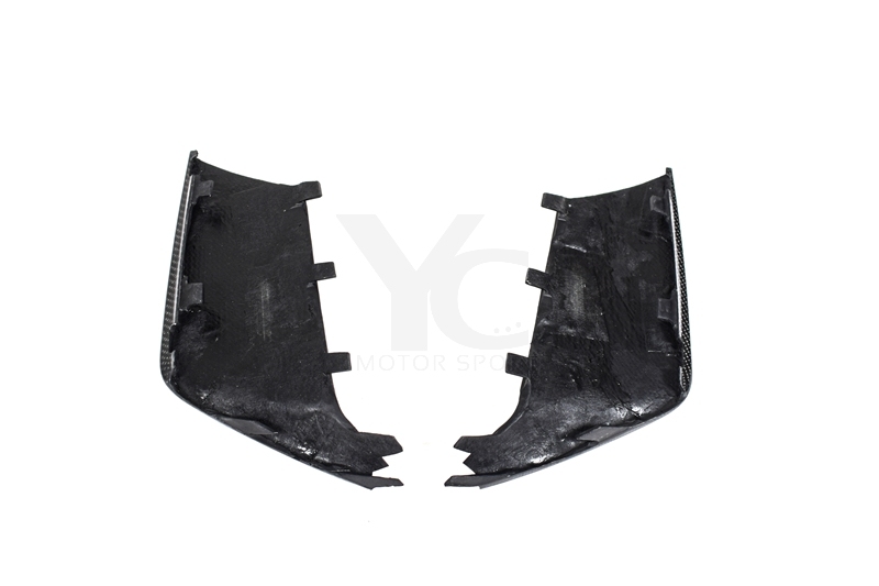 2013-2016 Audi RS6 OEM Front Bumper Side Duct Panels Carbon Fiber