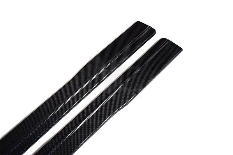 2015-2017 AUDI RS6 C7 MXT Style Side Skirts Extension Underboard Carbon Fiber