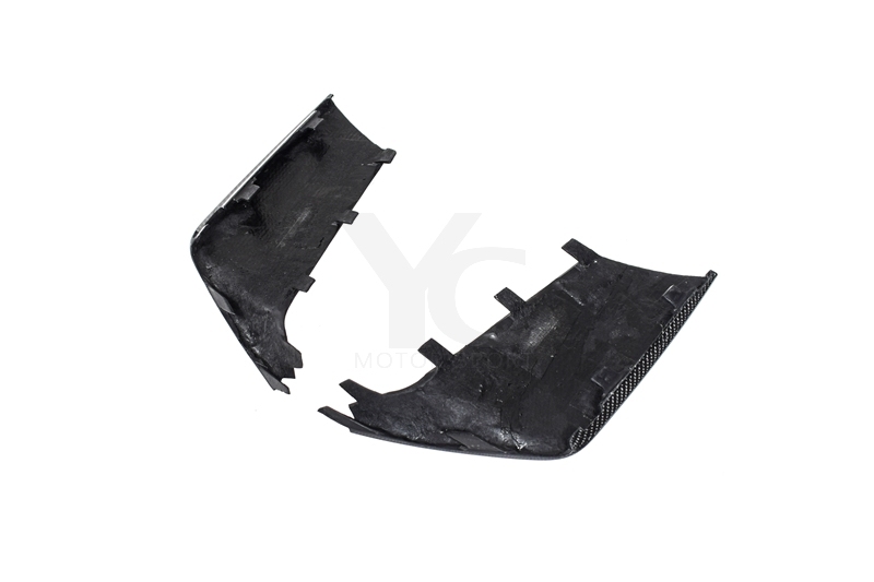 2013-2016 Audi RS6 OEM Front Bumper Side Duct Panels Carbon Fiber