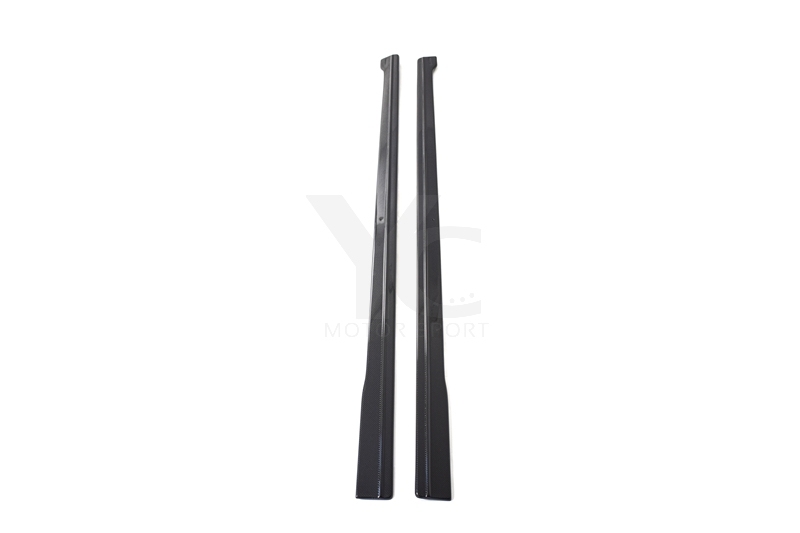 2015-2017 AUDI RS6 C7 MXT Style Side Skirts Extension Underboard Carbon Fiber