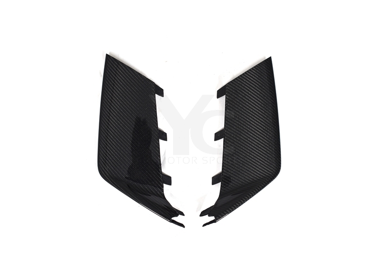 2013-2016 Audi RS6 OEM Front Bumper Side Duct Panels Carbon Fiber