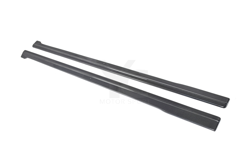 2015-2017 AUDI RS6 C7 MXT Style Side Skirts Extension Underboard Carbon Fiber