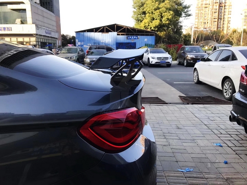 2014-2017 BMW F8X M2 M3 M4 VRS V-RS GTS-V Style GT Wing Spoiler Carbon Fiber Forged Carbon Weave