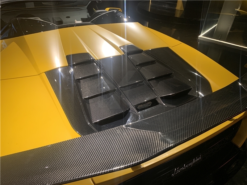 2019-2023 Lamborghini Huracan EVO Spyder & RWD Spyder OD Style Rear Engine Hood Dry Carbon Fiber