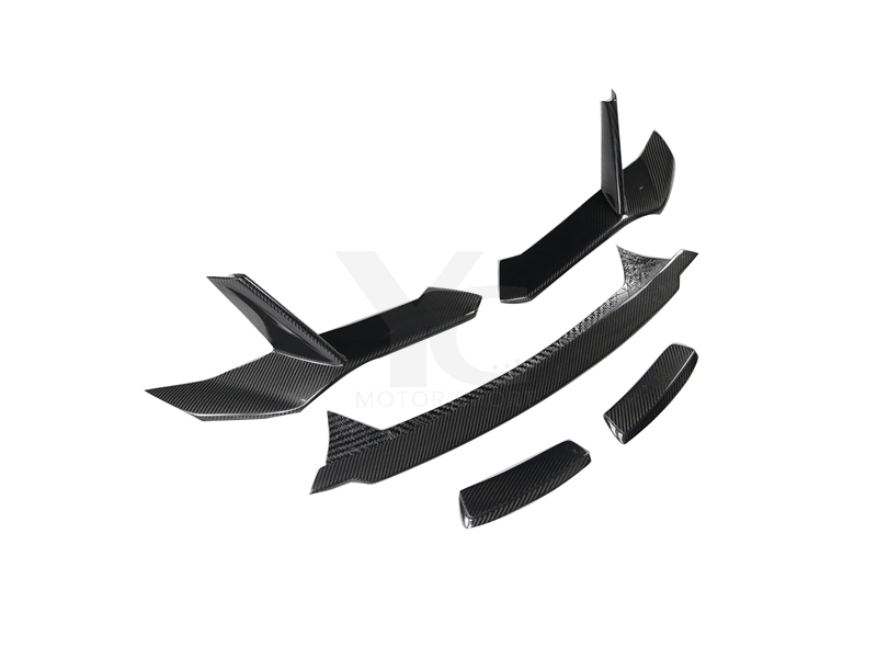2019-2023 Lamborghini Huracan EVO & Spyder NVT Style Front Lip 5 PCS Dry Carbon Fiber