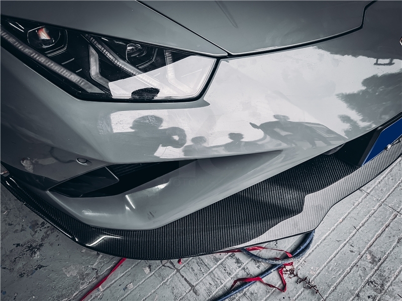 2020-2023 Lamborghini Huracan EVO RWD & Spyder OD Style Front Lip Dry Carbon Fiber