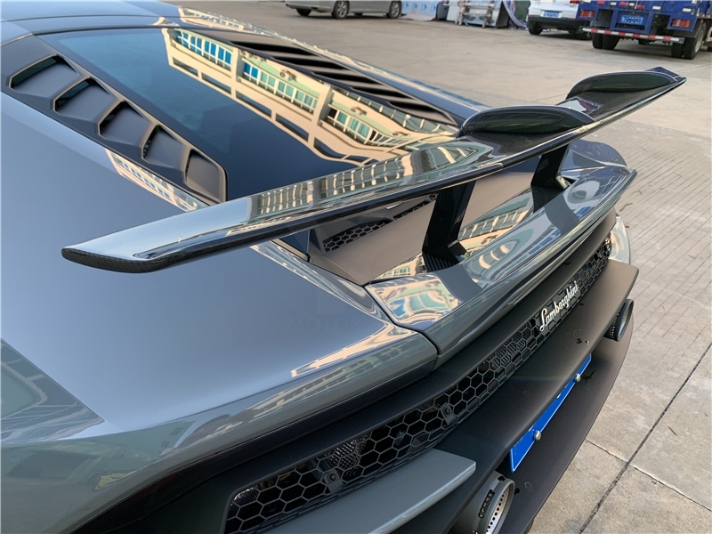 2019-2023 Lamborghini Huracan EVO & RWD & Spyder NVT Style Rear GT Wing Dry Carbon Fiber