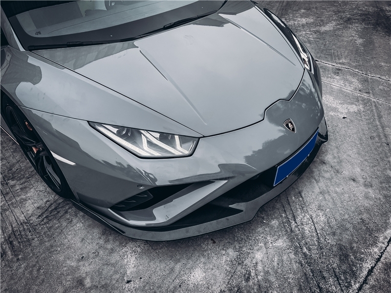 2020-2023 Lamborghini Huracan EVO RWD & Spyder OD Style Front Lip Dry Carbon Fiber