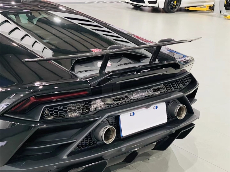 2019-2023 Lamborghini Huracan EVO & RWD & Spyder NVT Style Rear GT Wing Dry Carbon Fiber