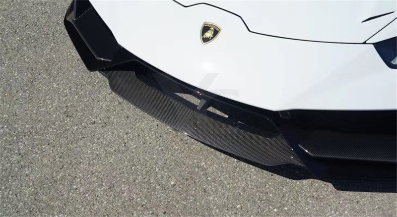 2019-2023 Lamborghini Huracan EVO & Spyder NVT Style Front Lip 5 PCS Dry Carbon Fiber