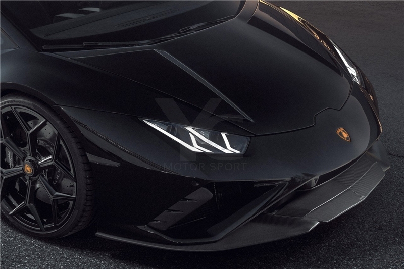 2020-2023 Lamborghini Huracan EVO RWD & Spyder NVT Style Front Bumper Side Vents Dry Carbon Fiber