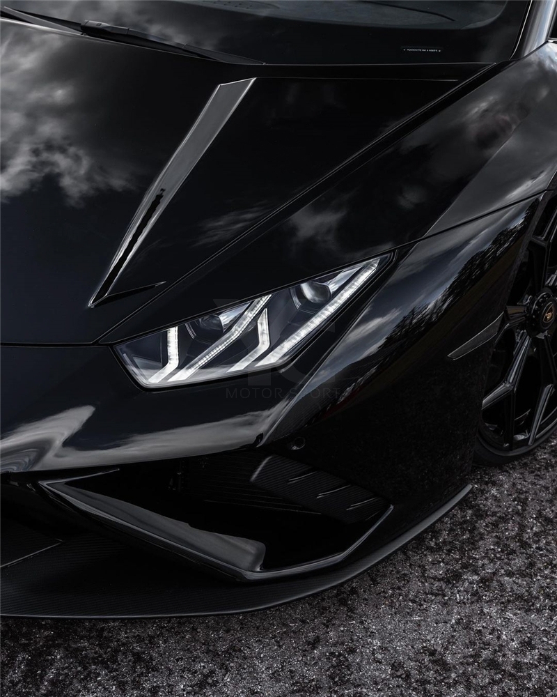 2020-2023 Lamborghini Huracan EVO RWD & Spyder NVT Style Front Bumper Side Vents Dry Carbon Fiber