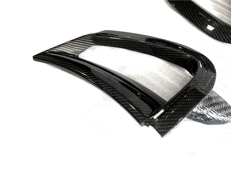 2017-2021 McLaren 720S Coupe & Spider OEM Style Front Bumper Side Vents Dry Carbon Fiber