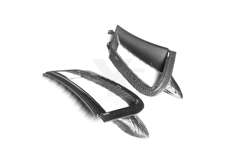 2017-2021 McLaren 720S Coupe & Spider OEM Style Front Bumper Side Vents Dry Carbon Fiber