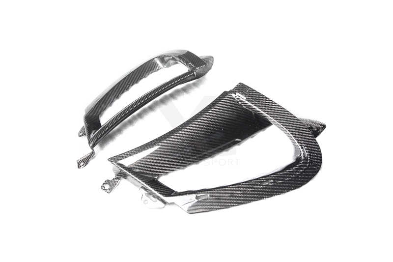 2017-2021 McLaren 720S Coupe & Spider OEM Style Front Bumper Side Vents Dry Carbon Fiber