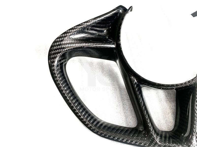 2017-2021 McLaren 720S Coupe & Spider OEM Steering Wheel Cover Replacement Dry Carbon Fiber