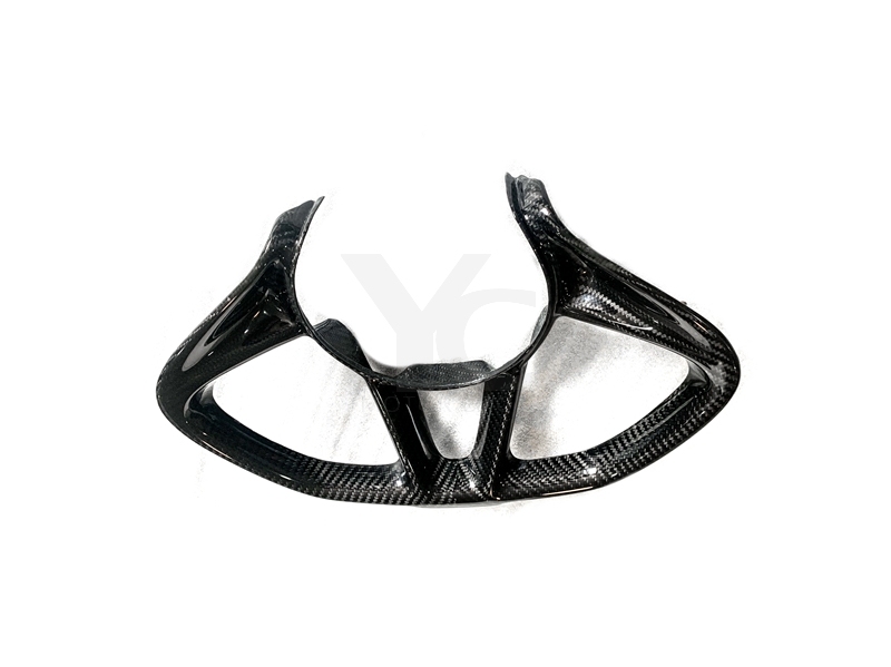 2017-2021 McLaren 720S Coupe & Spider OEM Steering Wheel Cover Replacement Dry Carbon Fiber