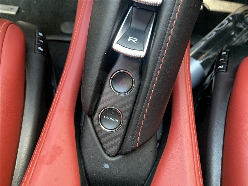 2017-2021 McLaren 720S Coupe & Spider OEM Monitor & Control Panel Replacement 3PCS Dry Carbon Fiber