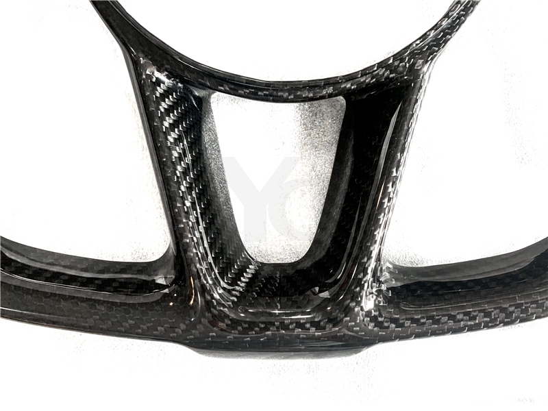 2017-2021 McLaren 720S Coupe & Spider OEM Steering Wheel Cover Replacement Dry Carbon Fiber